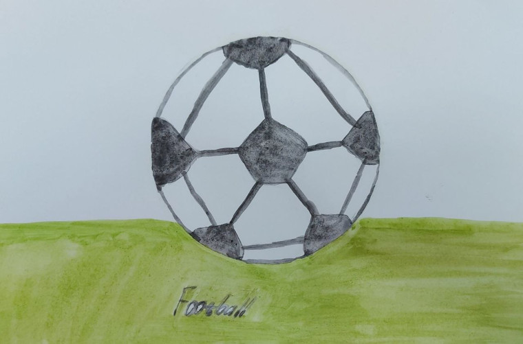 Творческий конкурс рисунков «Футбол в школе».